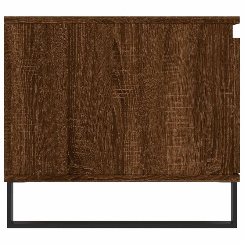 Tavolino-da-Salotto-Rovere-Marrone100x50x45cm-Legno-Multistrato