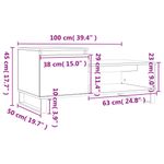 Tavolino-da-Salotto-Rovere-Marrone100x50x45cm-Legno-Multistrato