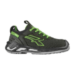 U-Power Scarpe Bryan Nero-Verde Basse Numero 44 S3