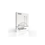 TUNIT-TTCL01-cavo-USB-1-m-USB-C-USB-C-Lightning-Bianco