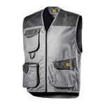 Diadora Gilet Mover Grigio Acciaio Taglia - S