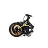 Argento-Mini-Max-Foldable-E-bike-Ruote-Fat-20--x-4-Freni-a-Disco-Meccanico-Nero-Giallo