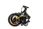 Argento-Mini-Max-Foldable-E-bike-Ruote-Fat-20--x-4-Freni-a-Disco-Meccanico-Nero-Giallo