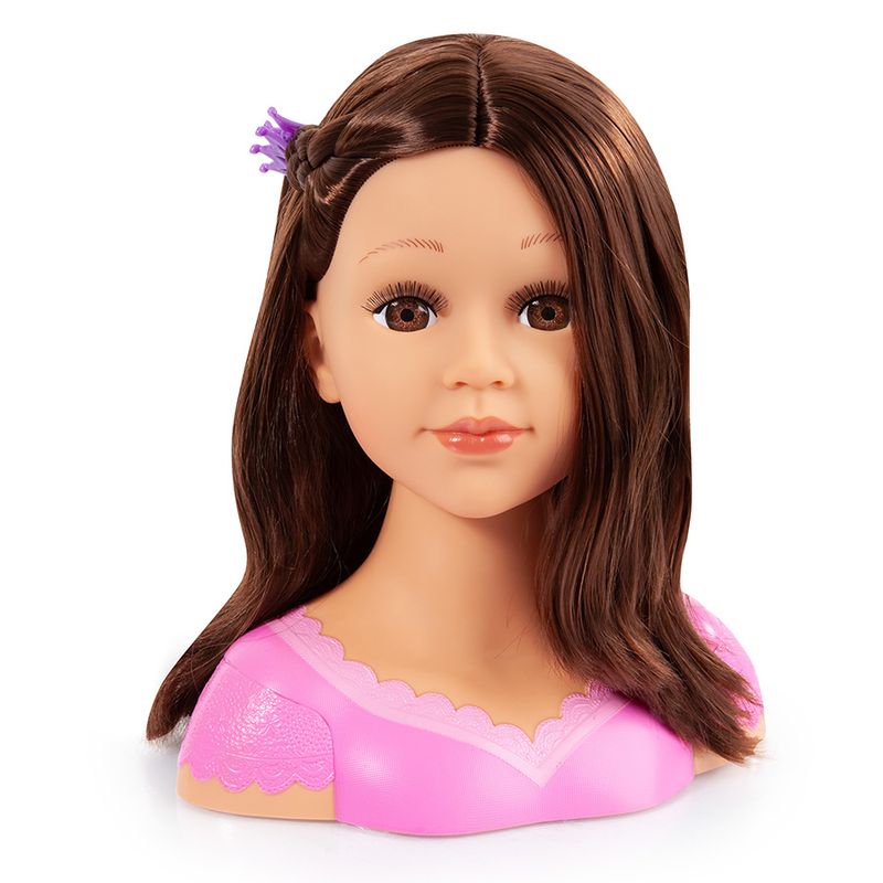 Busto-Reig-Charlene-Super-Model-Acconciare-e-truccare-Parrucca-bruna