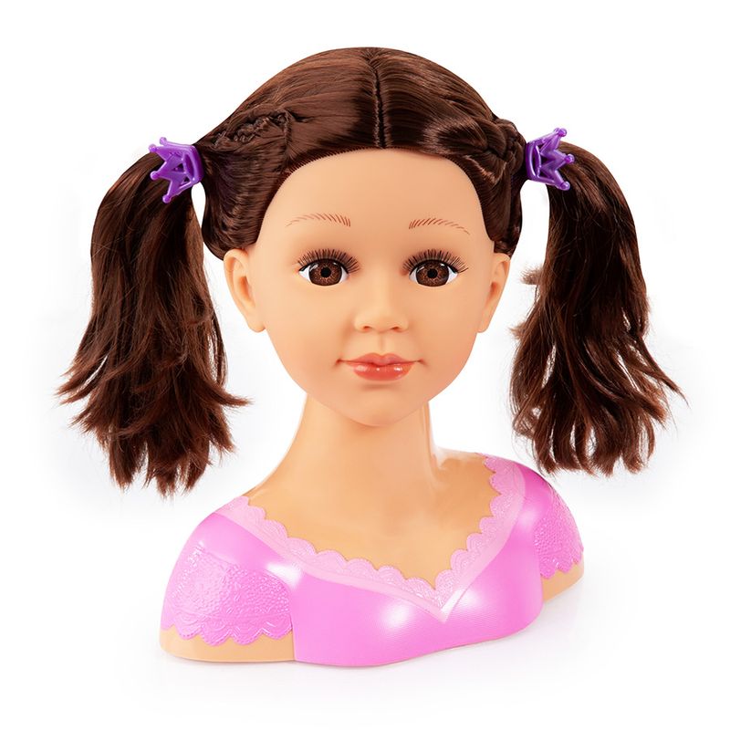 Busto-Reig-Charlene-Super-Model-Acconciare-e-truccare-Parrucca-bruna