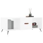 vidaXL-Tavolino-da-Salotto-Bianco-102x50x40-cm-in-Legno-Multistrato
