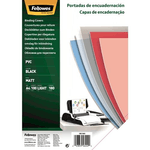 Fellowes Felowes Pack di 100 coperture per legare da PVC A4 - 180 micron - finitura di qualità - colore nero