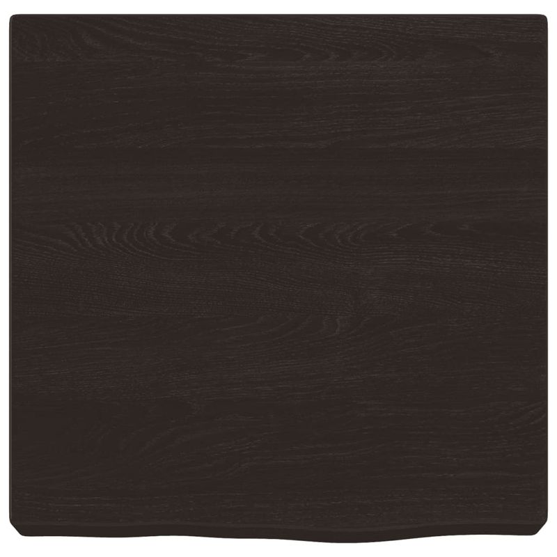 vidaXL-Ripiano-Muro-Grigio-Scuro-40x50x4-cm-Massello-Rovere-Trattato