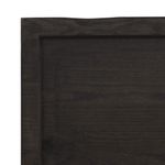 vidaXL-Ripiano-Muro-Grigio-Scuro-40x50x4-cm-Massello-Rovere-Trattato