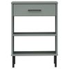 Mobile-Consolle-Gambe-Metallo-Grigio-Legno-Massello-Pino-OSLO