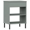Mobile-Consolle-Gambe-Metallo-Grigio-Legno-Massello-Pino-OSLO