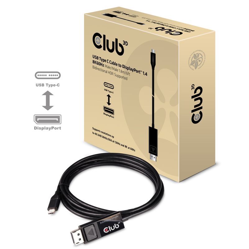 CLUB3D-cac-1557-USB-C-Displayport-1.4-Nero