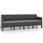 Divano-da-Giardino-4-Posti-con-Cuscini-in-Rattan-PP-Antracite