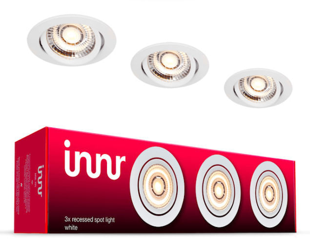 Innr-Lighting-Recessed-Spot-Light-Lampada-da-Tavolo-Bianco-3x350lm