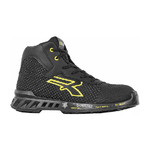 U-Power Scarpe Antinfortunistiche Joe Nero giallo alte Taglia 47