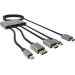 Sandberg 509-21 cavo e adattatore video 2 m HDMI tipo A (Standard) DisplayPort + Mini DisplayPort + HDMI + USB Type-C Ne