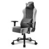 Sharkoon-Sedia-Gaming-Sgs30-Fabric-In-Tessuto-Dimensioni-Comfort-Nero-E-Bianco