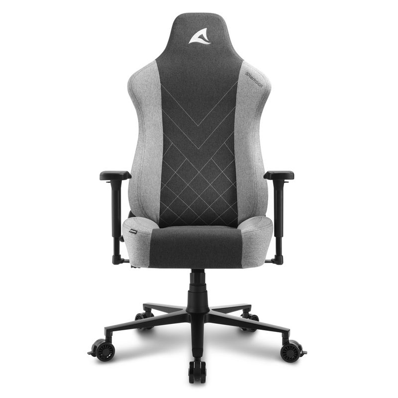 Sharkoon-Sedia-Gaming-Sgs30-Fabric-In-Tessuto-Dimensioni-Comfort-Nero-E-Bianco