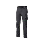 U-Power Pantalone Grigio-Verde Taglia Xl World