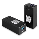 Lindy 42707 moltiplicatore AV Trasmettitore e ricevitore AV Nero (200m Fibre Optic USB 3.0 - Extender - Warranty: 24M)