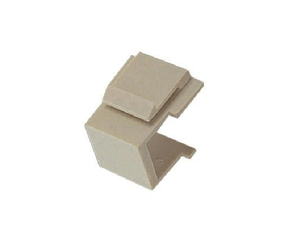 Lanview LVN126100 Accessorio per pannello di connessione (Blind plate for patch panel - FUGA, OPUS and Clickline - white