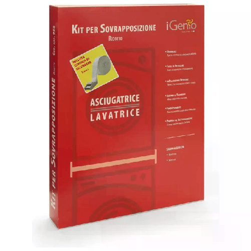 I-Genio-958-Kit-per-Sovrapposizione-Asciugatrice-Lavatrice-Slim-60x45cm