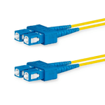 Lanview LVO231379 cavo a fibre ottiche 5 m 2x SC OS2 Giallo (SC-SC single mode fibre cable - duplex OS2 9/125 LSZH 5M -