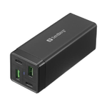 Sandberg 4in1 Charger 2xUSB-C 2xUSB 65W adattatore e invertitore Interno Nero