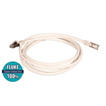 Lanview LVN149524 cavo di rete Bianco 1 m Cat6a S/FTP [S-STP] (Cat6A S/FTP network cable, - White, LSZH 1M - Warranty: 3