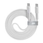 Rivacase Cavo di Ricarica Piatto Type-C - Type-C 1.2mt Bianco