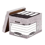 Container File File di Fellowes Bankers - Assemblaggio automatico FastFold - Certificazione FSC di cartone riciclato - c