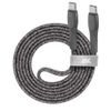 Rivacase-Cavo-di-Ricarica-Piatto-In-Nylon-Resistente-Type-C---Type-C-1.2mt-Grigio