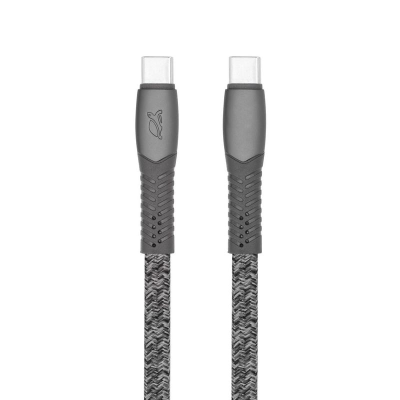 Rivacase-Cavo-di-Ricarica-Piatto-In-Nylon-Resistente-Type-C---Type-C-1.2mt-Grigio