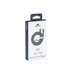Rivacase-Cavo-di-Ricarica-Piatto-In-Nylon-Resistente-Type-C---Type-C-1.2mt-Grigio