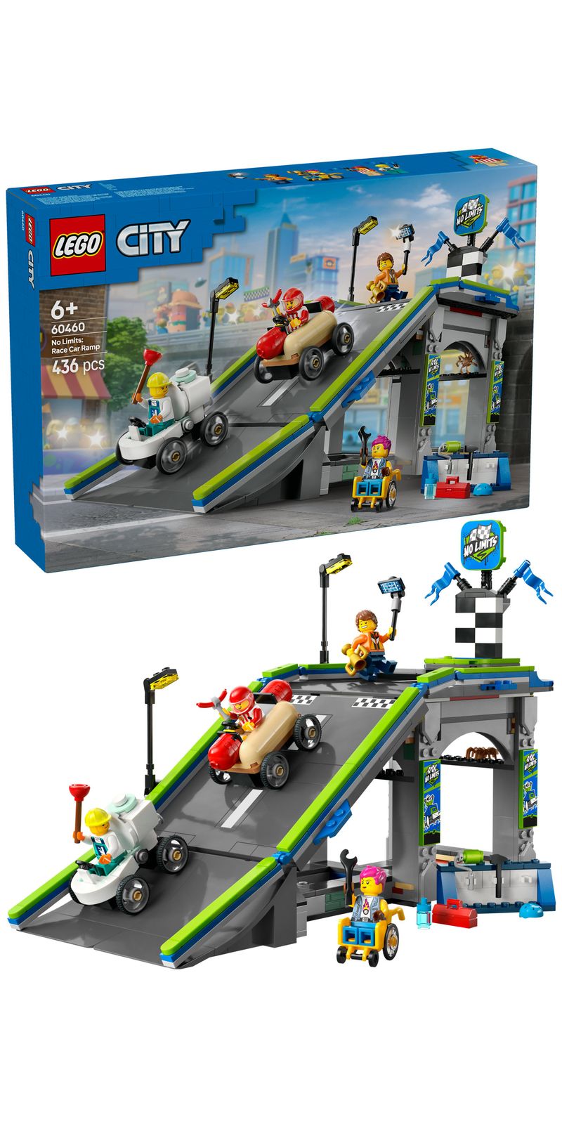 LEGO-City-Nessun-limite--gara-sulla-pista-a-rampe-60460