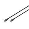 Digitus-Cavo-Ricarica-Guaina-Silicone-Usb-C---Usb-C-0.5mt-Usb-2.0-60W-Nero