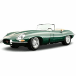 BBURAGO Jaguar E Type Cabrio Modello auto sportiva Preassemblato 1:18