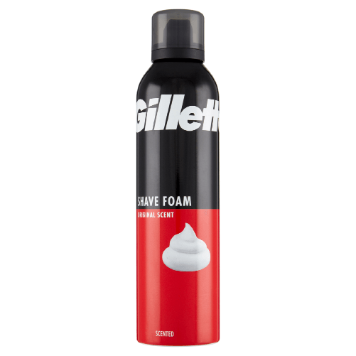 GILLETTE-SCHIUMA-DA-BARBA-GILLETTE-CLASSICA-ROSSA-300ml