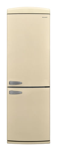 Sharp-SJ-NRA11RMXJD-Frigorifero-Combinato-Libera-Installazione-Classe-Energetica-D-Retro-Beige