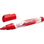 Pennarello Bic Velleda Tank Whiteboard - Linea 23 mm - Punta ogivale - Inchiostro a base alcolica - Cancellazione ottimale - Colore rosso