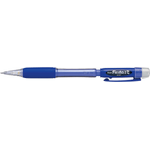 Pentel Fiesta II Portamine HB 07 mm con gomma - Include 2 ricariche - Impugnatura in gomma - Design ergonomico - Colore blu