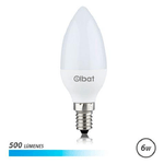 Lampadina LED Elbat C37 6W 500LM E14 Luce Fredda - Risparmio Energetico - Lunga Durata - Installazione Facile - Colore B