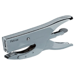 Petrus 222 Tenaza Stapler - Fino a 40 fogli - Farmatura chiusa e aperta - Design ergonomico - Colore cromato