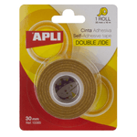 Nastro adesivo a doppio lato applicato 30 mm x 10m - facile da tagliare e applicare - adesione forte e durevole - traspa