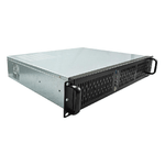 Unykach UK2129 Custodia rack 2U da 19" - Dimensioni unità supportate 2,5", 3,5" - Filtro antipolvere anteriore - USB-A 2