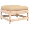 vidaXL-Set-Divani-da-Giardino-5-pz-con-Cuscini-in-Legno-Massello