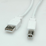 ITB RO11.99.8841 cavo USB 4,5 m USB 2.0 USB A USB B Bianco (4.5 MT - ECONOMY USB - 2.0 A-B M / M CABLE)