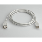 ITB RO11.99.8961 cavo USB 3 m USB 2.0 USB A Bianco (CAVO PROLUNGA USB A/A M/F MT.3 - BIANCO .)