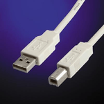 ITB RO11.99.8831 cavo USB 3 m USB 2.0 USB A USB B Bianco (CAVO USB 2.0 A/A M/M BIANCO - MT.0.80 BIANCO.)