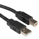 ITB RO11.02.8808 cavo USB 0,8 m USB 2.0 USB A USB B Nero (CAVO USB 2.0 A/B M/M MT.0.8 - .)